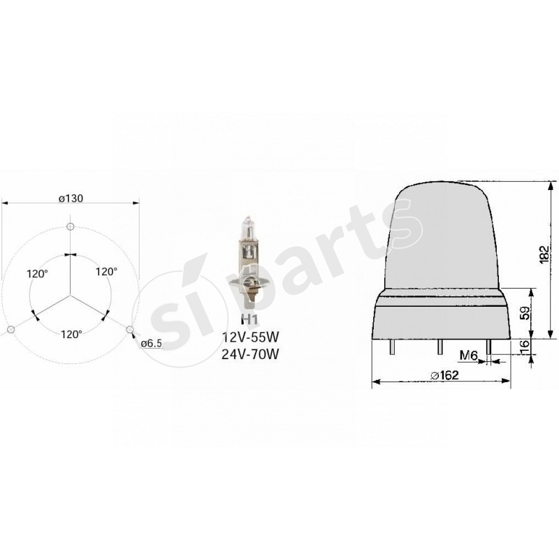 400 RANGE - LAMPADE ROTANTI