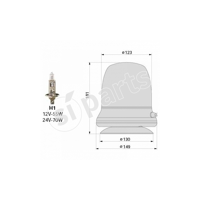 FAN.ROT.MAGN.E VENT. IR.24V NON TR