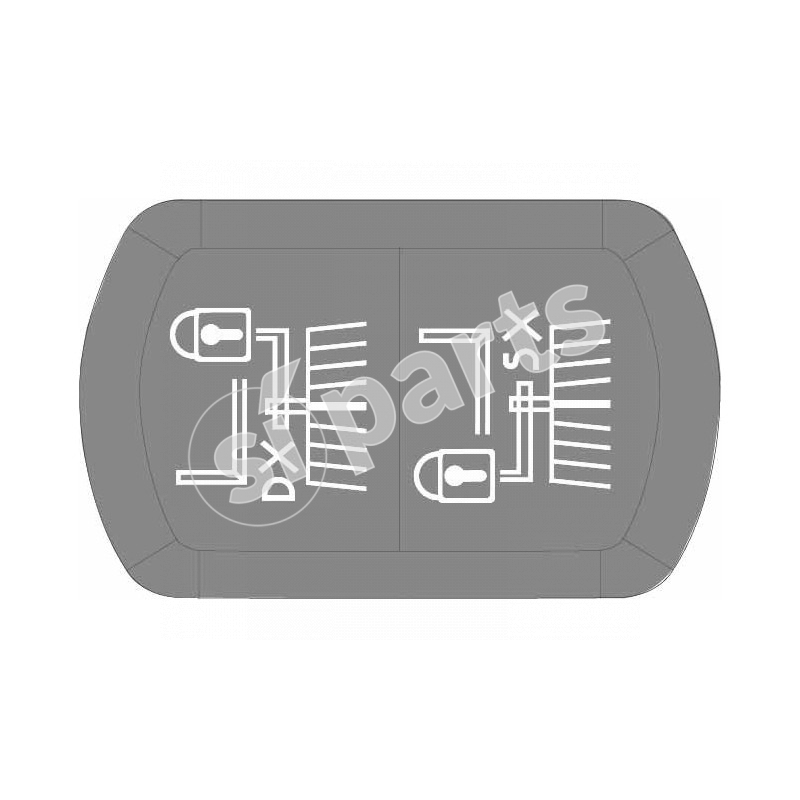WARNING LIGHT 12V RH BRUSH LOCK / LH BRUSH LOCK