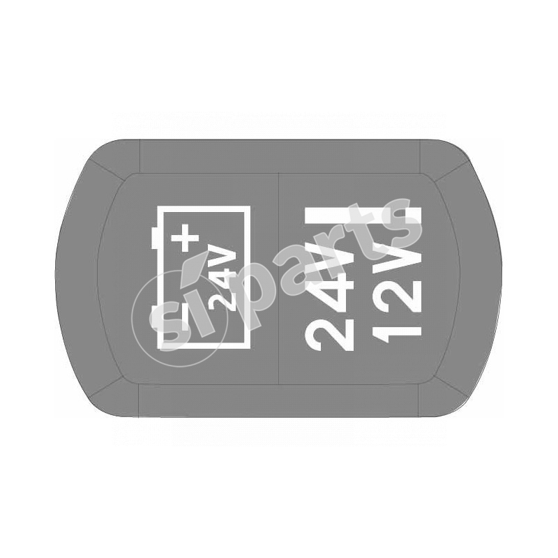 SPIA DOPPIA 24V BATTERIA / AVARIA CONVERTITORE DI TENSIONE