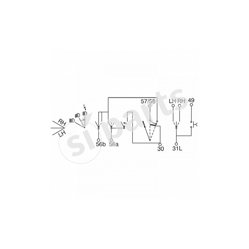 REVERSE-STEER. COLUMN SWITCH