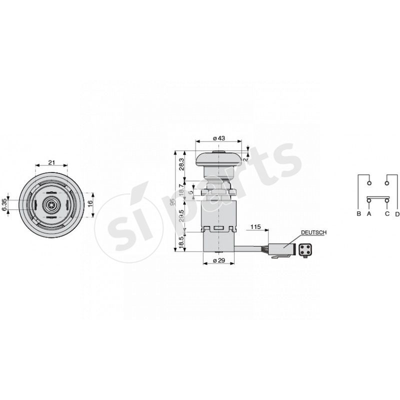 COMANDO PTO SWITCH II