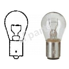 LAMPADA P25-2 12V 21/5W IR.