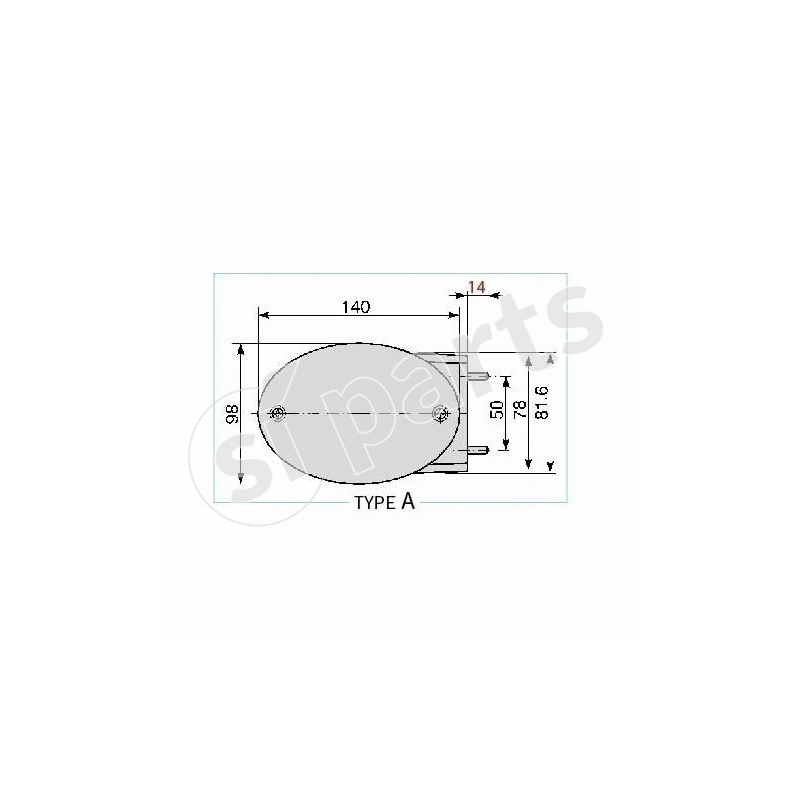 FANALE ANTE.POS.DIR.12V II DX