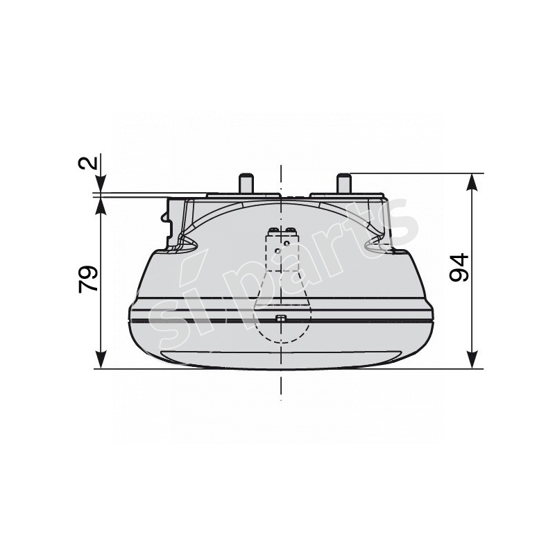 FANALE POSTERIORE T.A.R.F. 12V IR