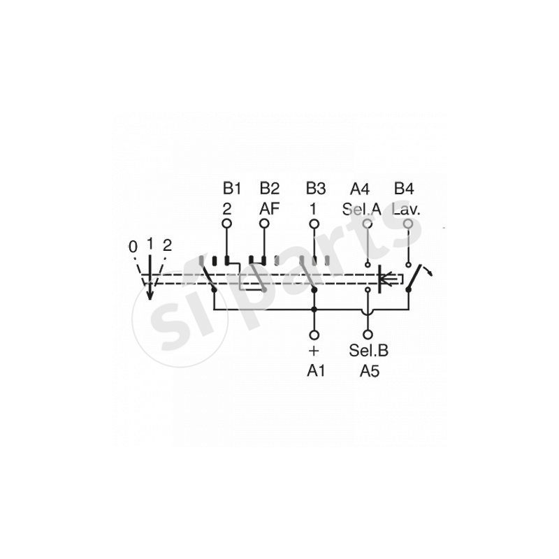 COMPLETE STEERING COLUMN SWITCH