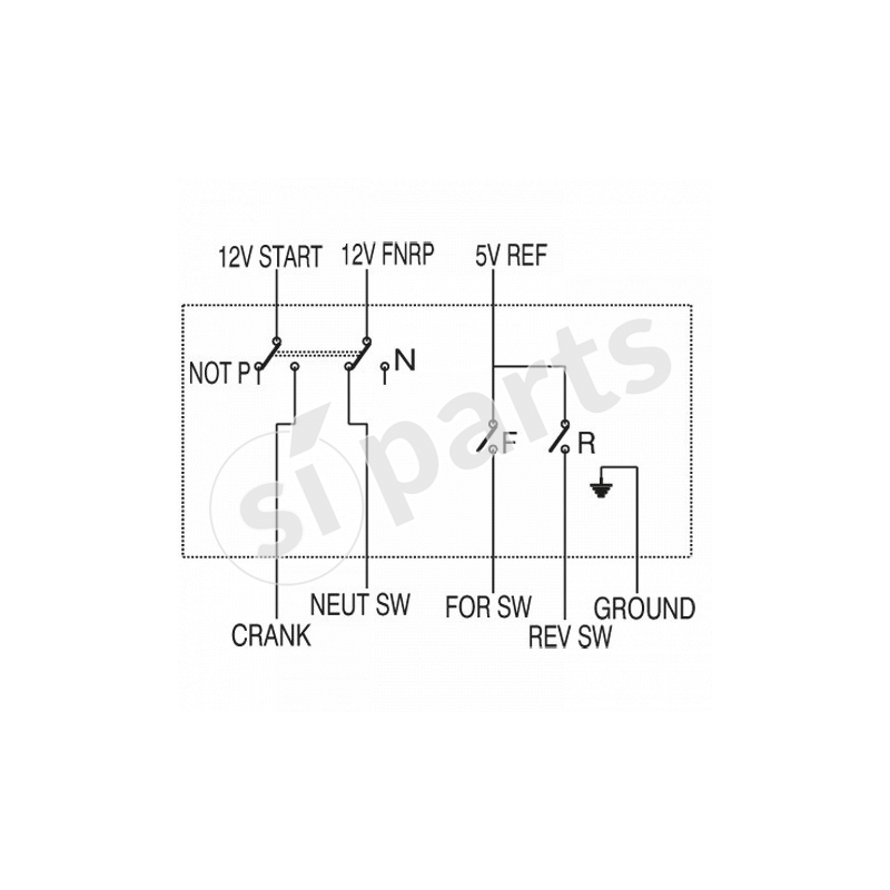 COMPLETE STEERING COLUMN SWITCH