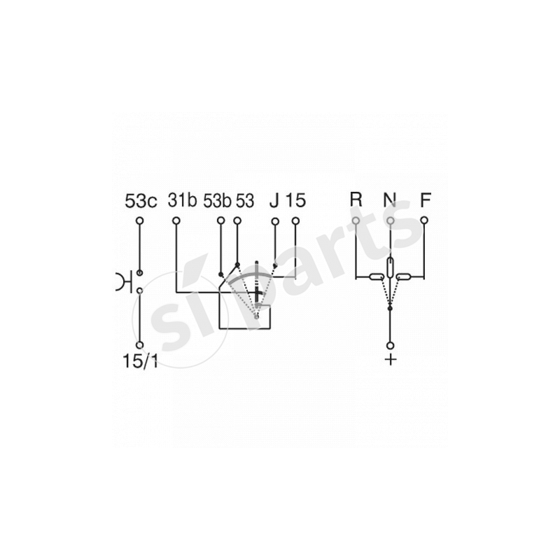 COMPLETE STEERING COLUMN SWITCH