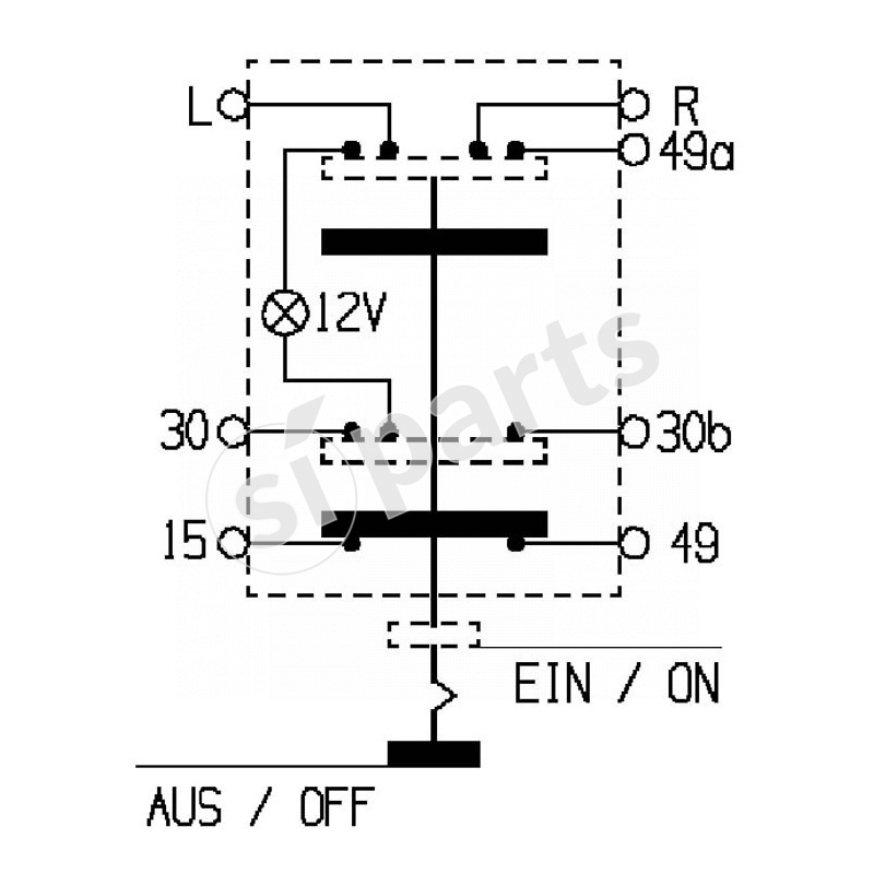 DIFFERENTIAL LOCK PUSH BUTTON SWITCH