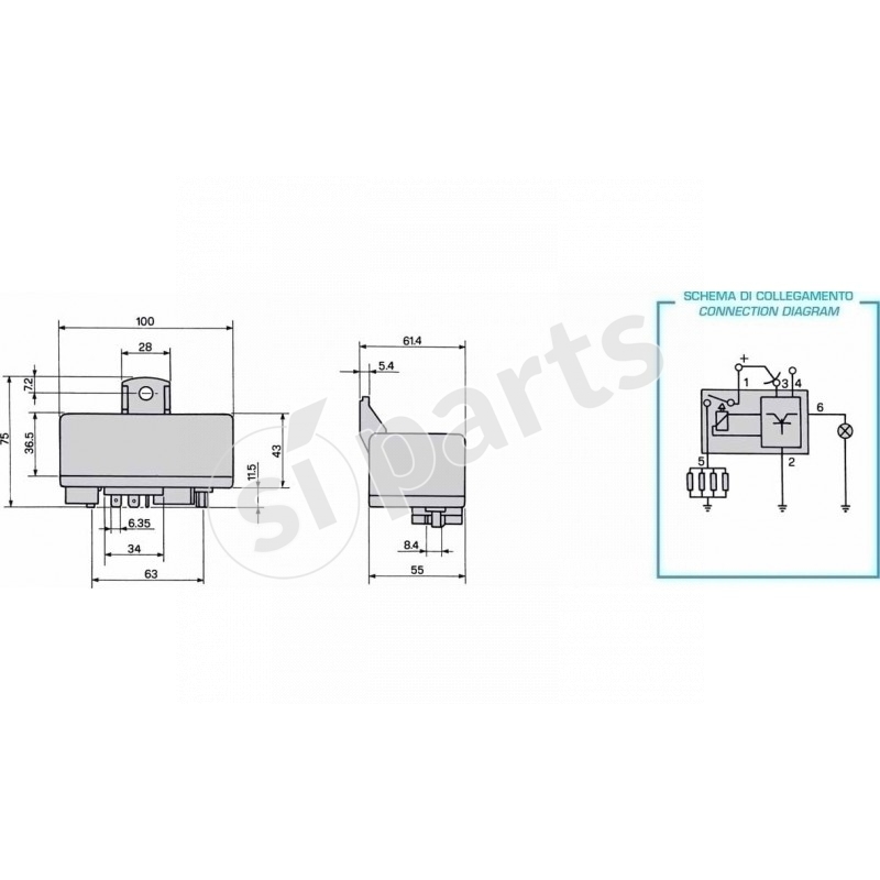 CENTRALINA PRERISCALDO 12V IR.