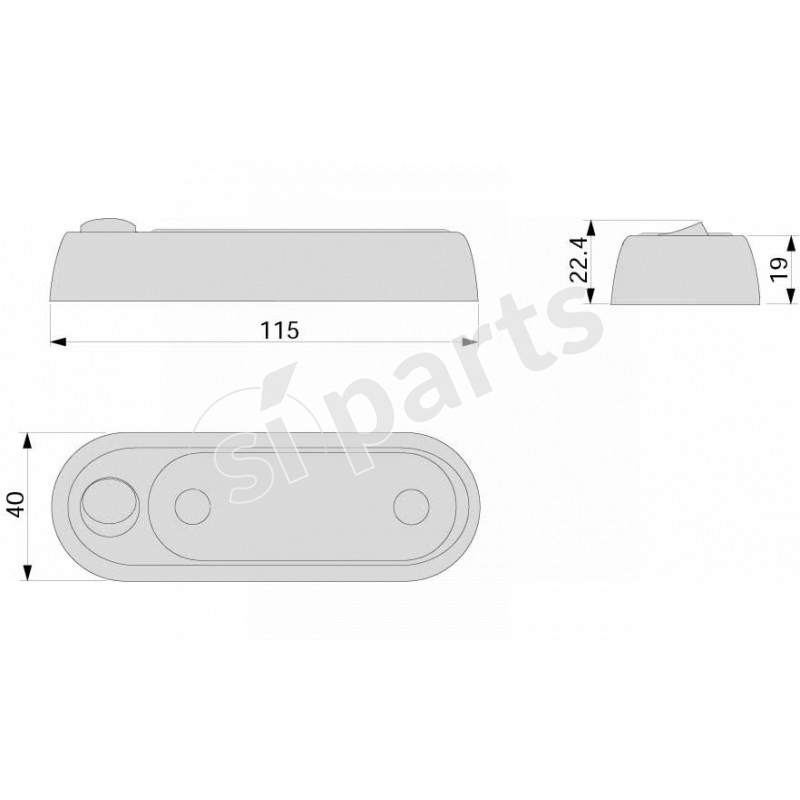 PLAFONIERA LED 12/24 IR