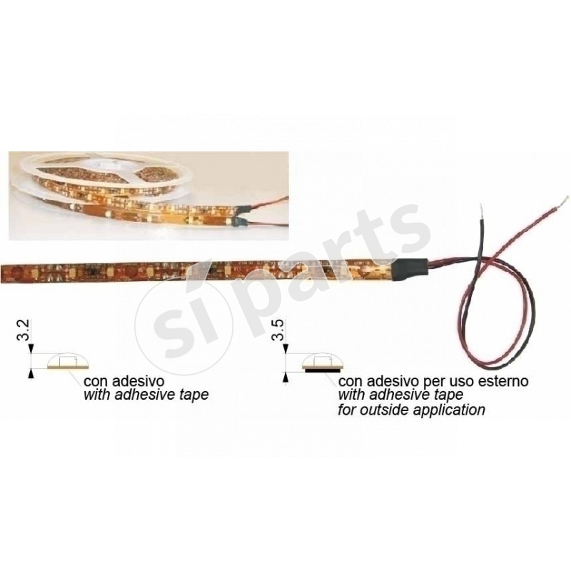 FLEX. LED STRIP 12V 60 LED BLU IR