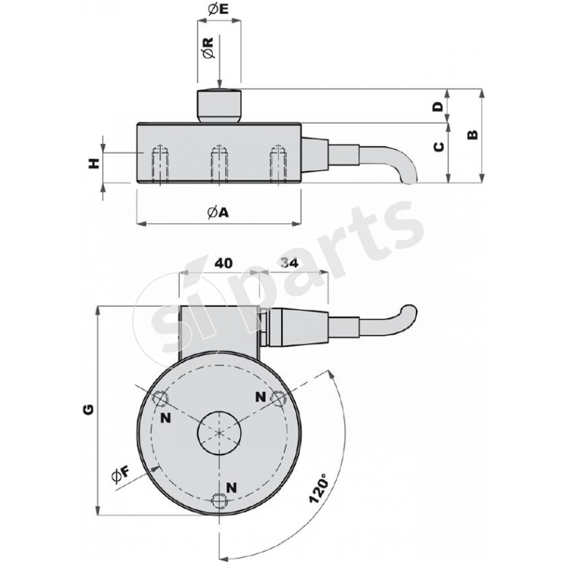 COMPRESSION LOAD CELLS (CM SERIES)