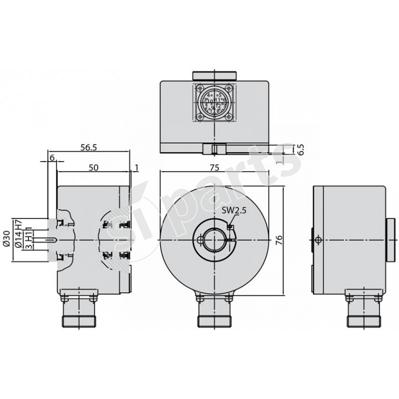 SERIE E-OPTIC: ENCODER ASSOLUTO MULTIGIRO OTTICO