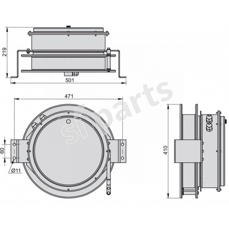 CABLE REEL 3B6 32(50) MT SCR-2P2A