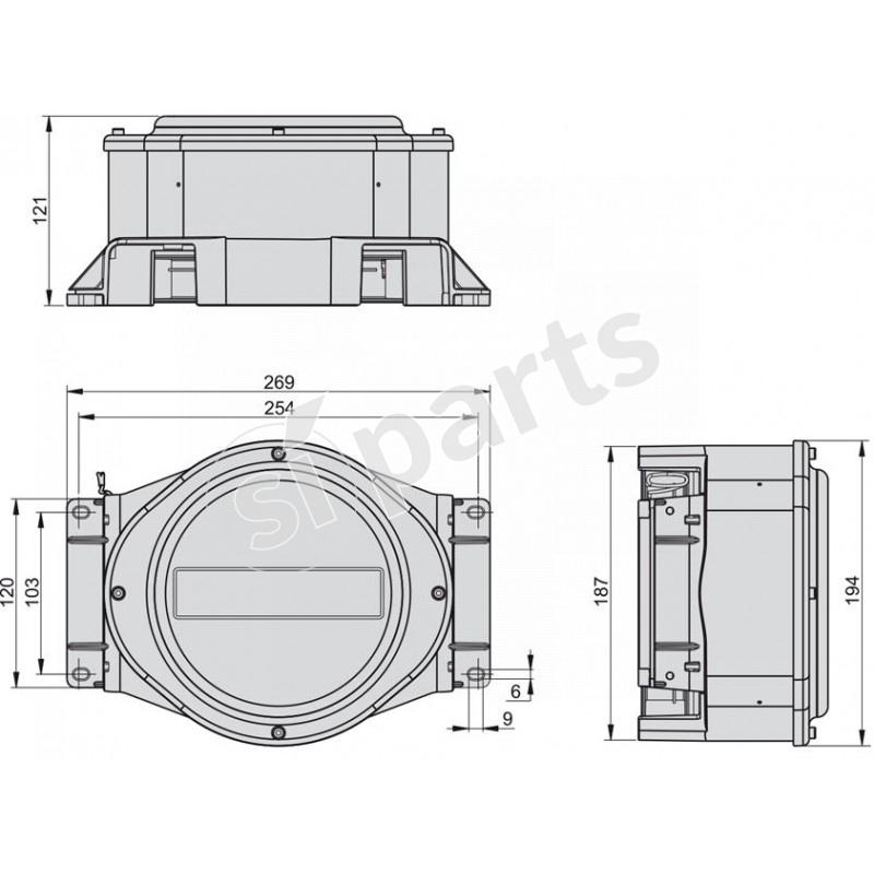CABLE REEL 3B6 8(17) MT 1P