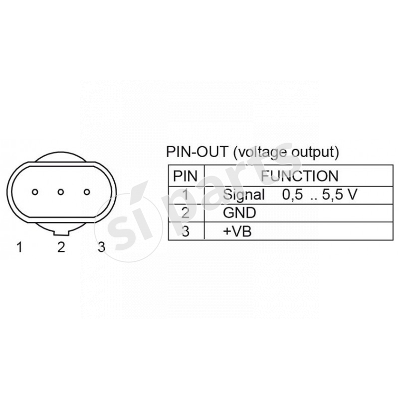 TRASDUTTORE DI PRESSIONE 3B6 350 BAR SUPERSEAL