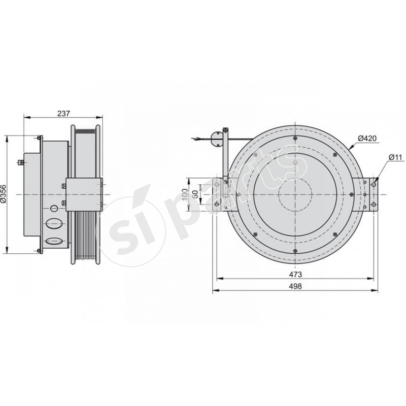 CABLE REEL 3B6 32(50) MT 1P
