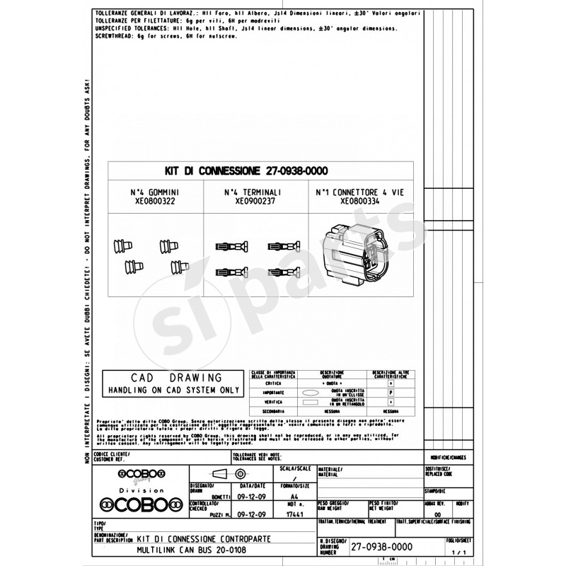 KIT DI CONN. MULTILINK 20.0108 . IR