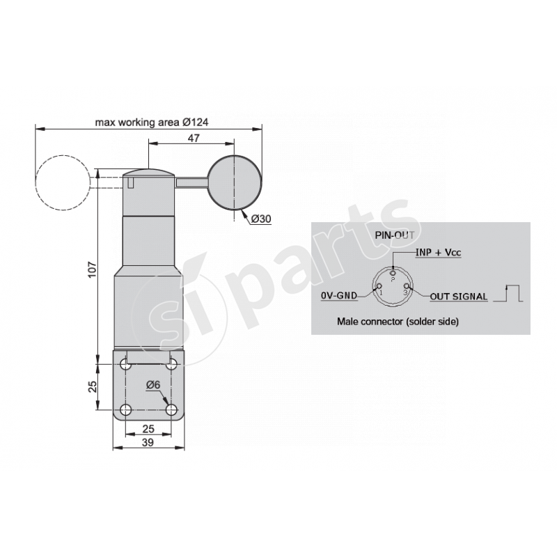 ANEMOMETRO USCITA IMPULSI ANTC-V1
