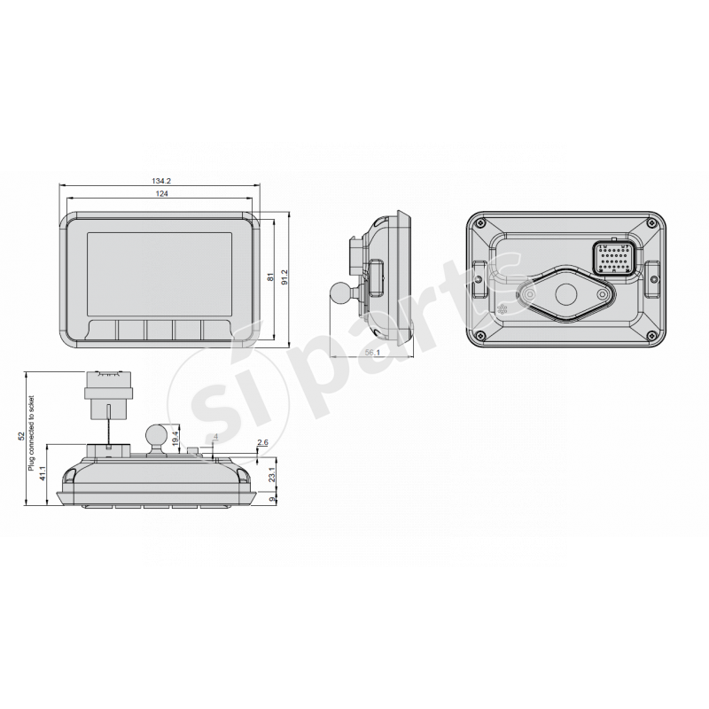 CANVIEW 4 WITH KEYS OUTDASH 3B6