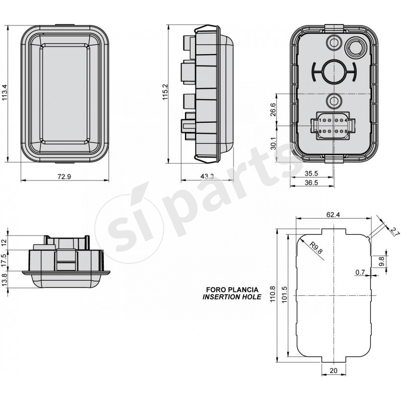 CANVIEW 3+ DISPLAY WITH BRACKET 3B6