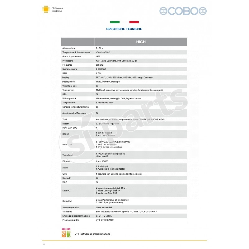 DISPLAY TERA 10 HE CON TASTI INDASH 3B6