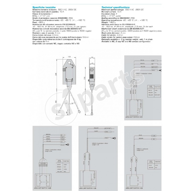 SENSORE DI FINECORSA 3B6