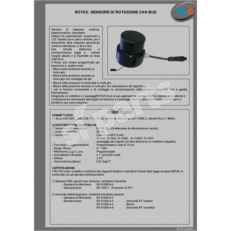 ROTAX SENS ROT.CB RIDONDANTE SW _005