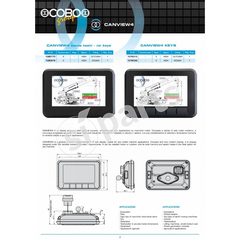 CANVIEW 4 SENZA TASTI OUTDASH 3B6