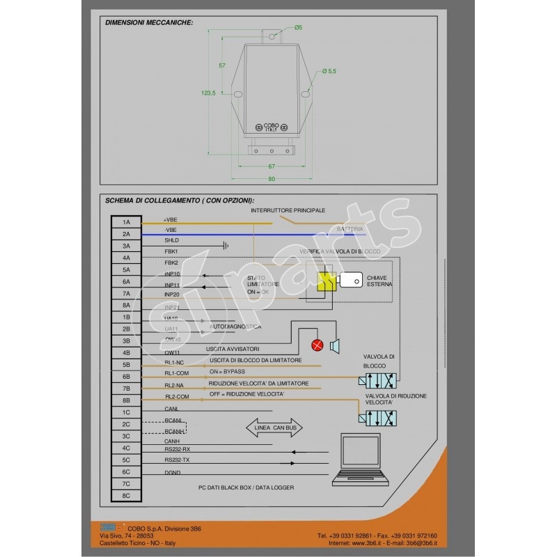 UNITA' BASE XTRAS PER SAFE-KEY 3B6