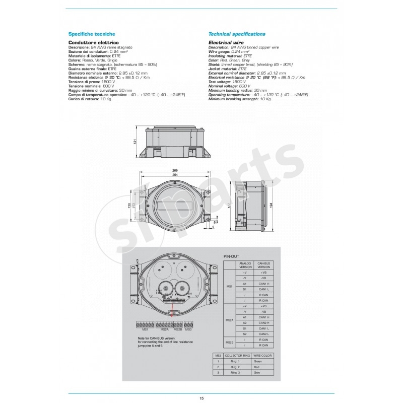 CABLE REEL 8(17) MT ACQ 2P + 2 AMU AN.CON C STD CCWSX 1AL