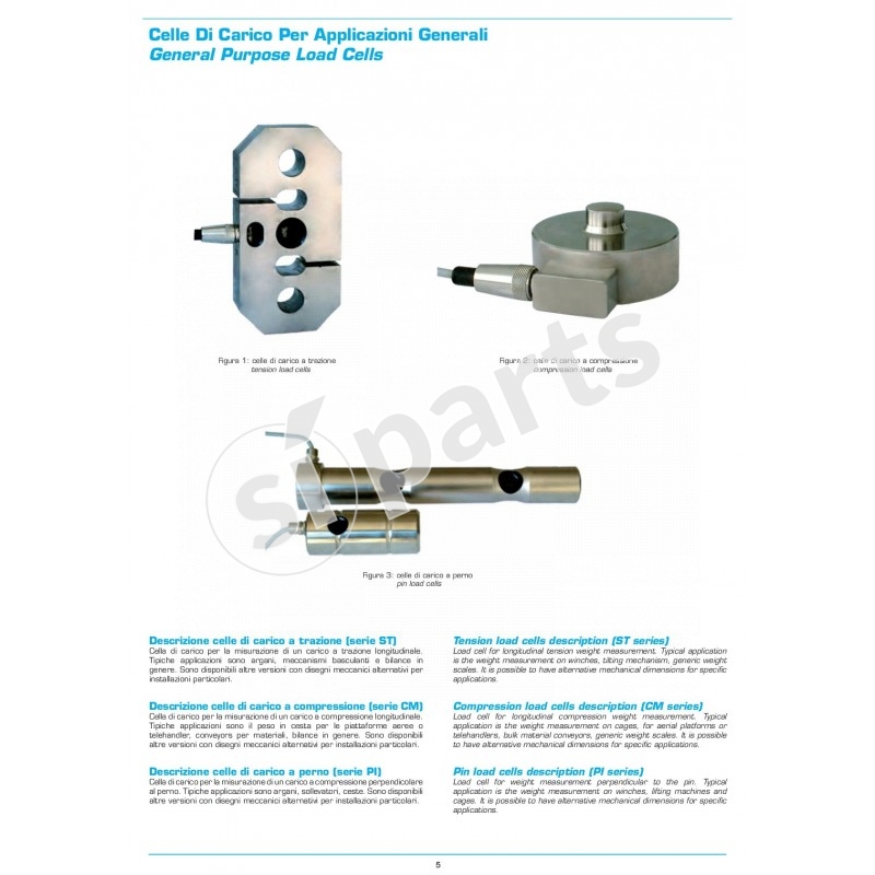 COMPRESSION LOAD CELLS (CM SERIES)