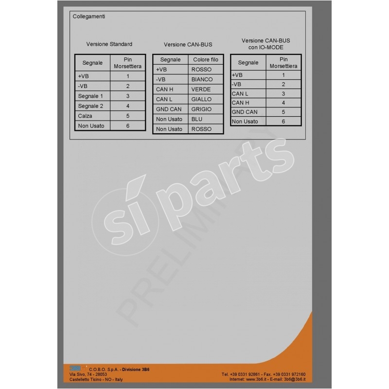 SENSORE DI ROTAZIONE ARGANO CAN BUS