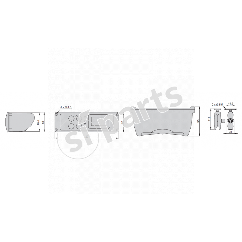 KIT STAFFA ROMBOIDALE 3B6