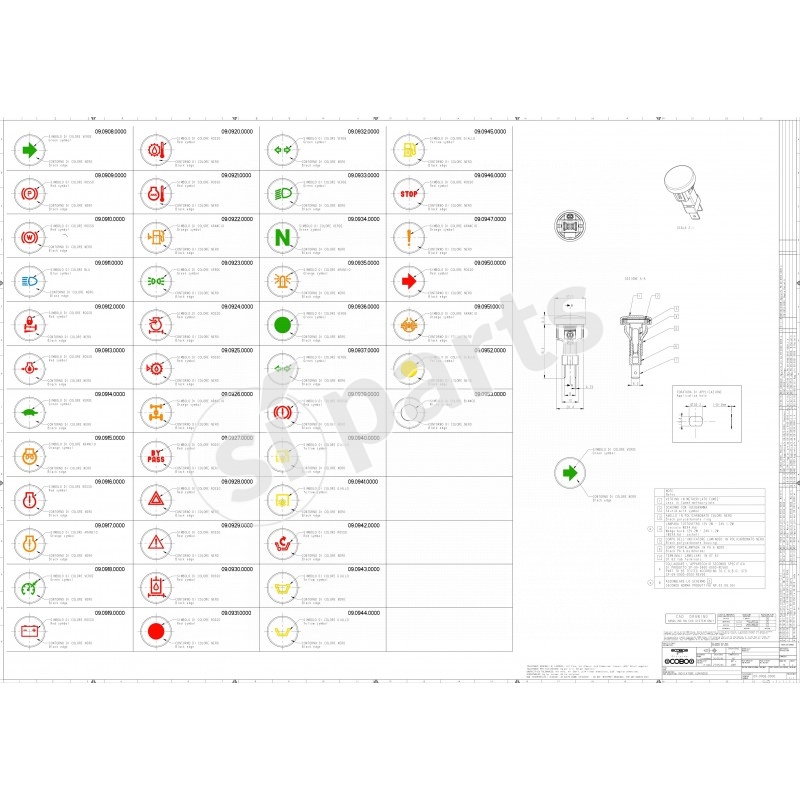 INDICATORE OTTICO DIAM 23 IR.GH.PL.