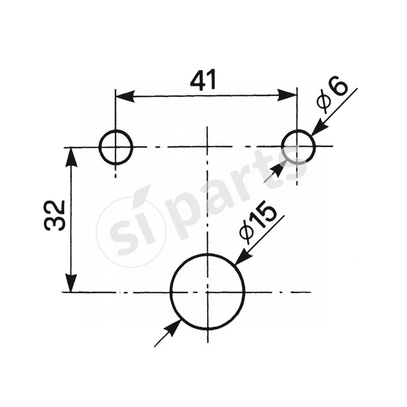 FANALE DX 45° 0957 IR