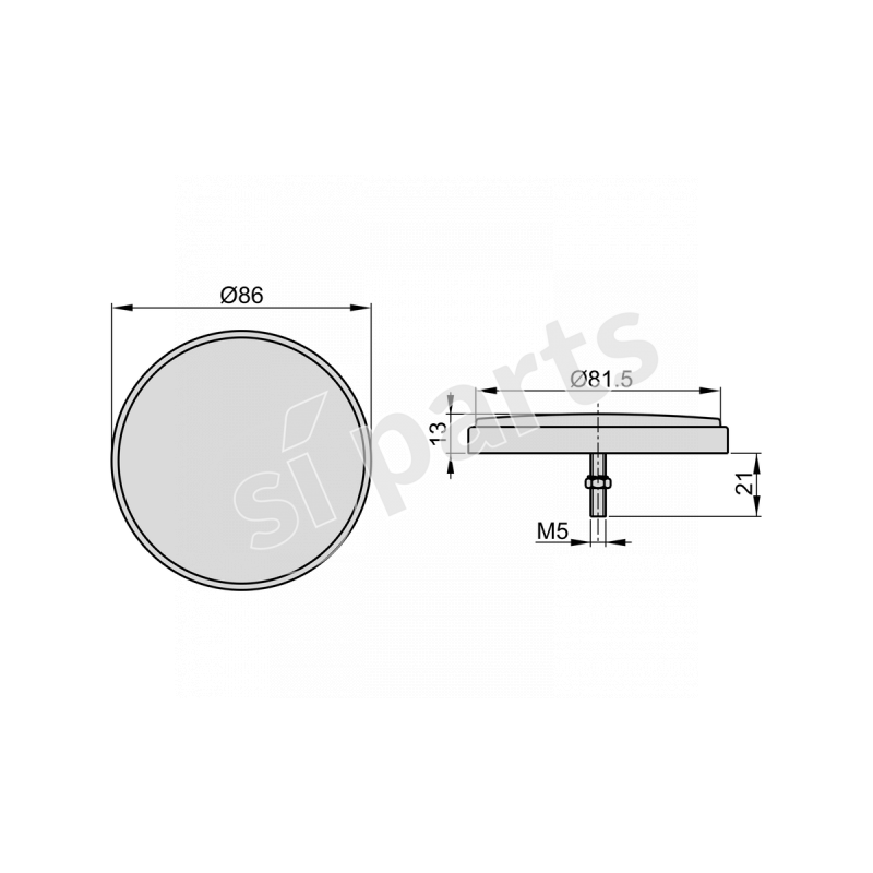 CATADIOTTRO BIANCO D55 IR
