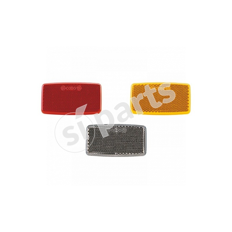 REFLEX REFLECTOR RECT.ORANGE SPARE PP