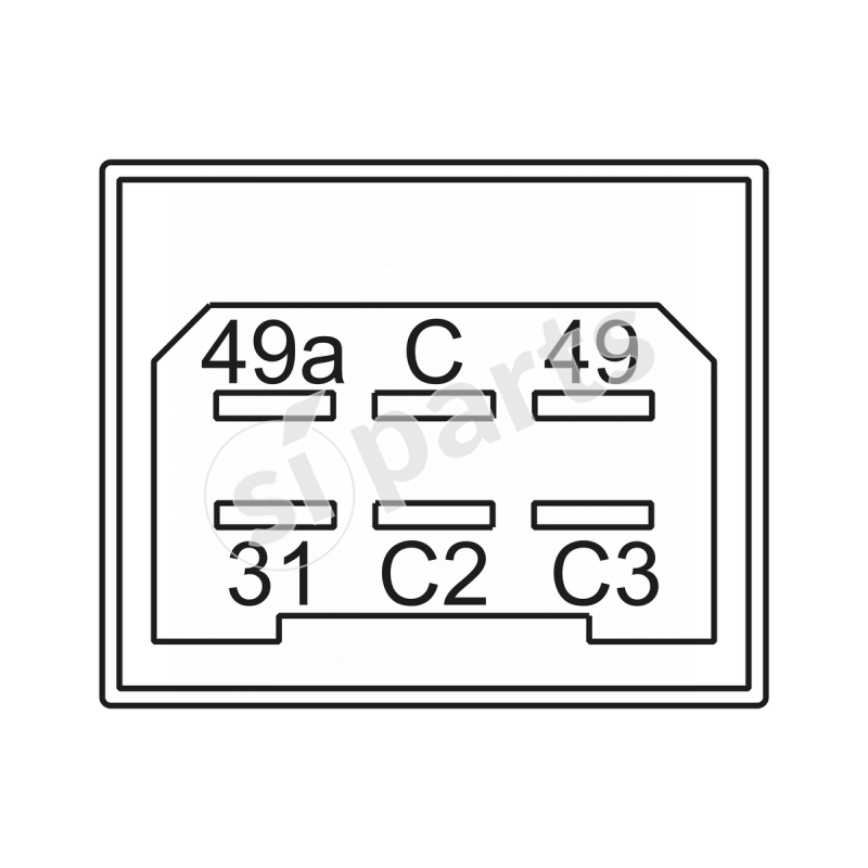 FLASHER UNIT ISO 12V 8X21W SPARE PP