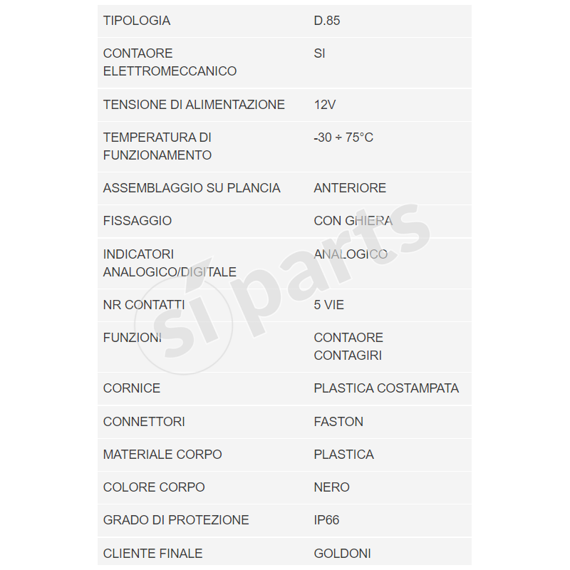 UNIDECK 12V CHRONOGYROMETER 0-4000 LAPS