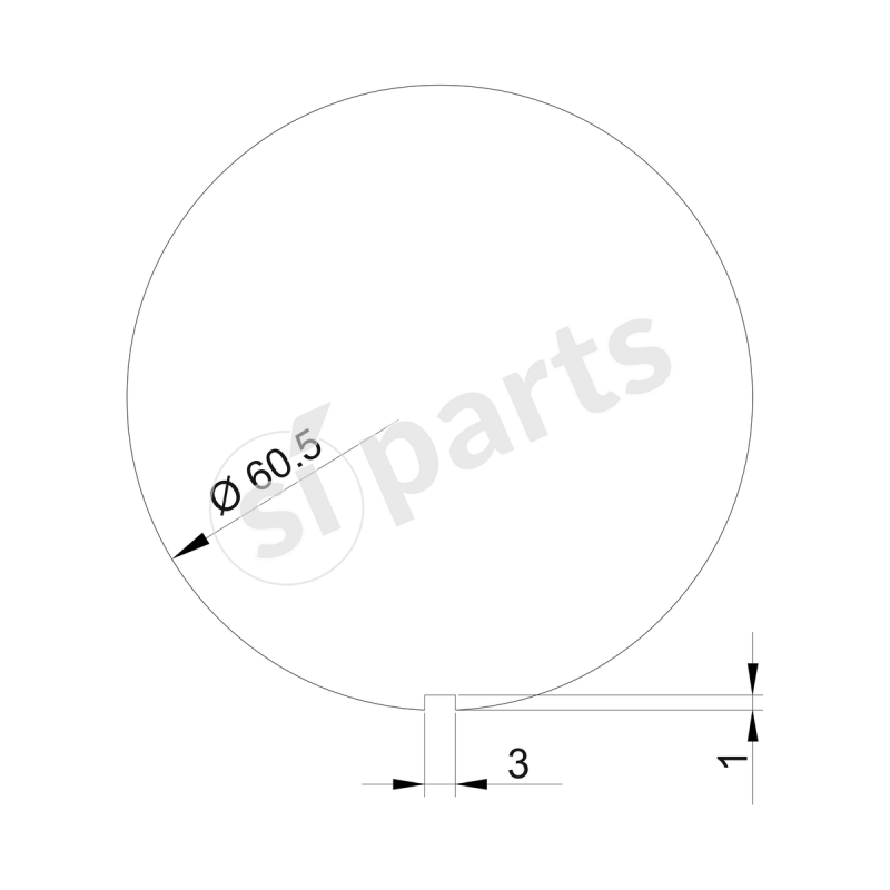 STRUMENTO INDICATORE LIVELLO CARBURANTE 24V UNIDECK