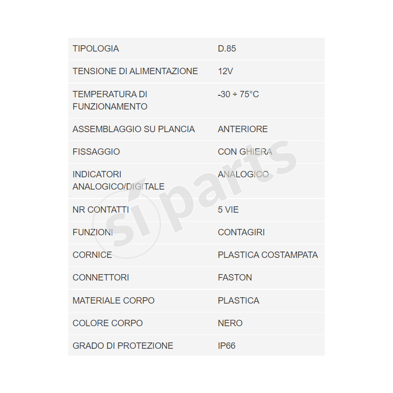 UNIDECK CHRONOGYROMETER 12V IR 0-4000 LAPS