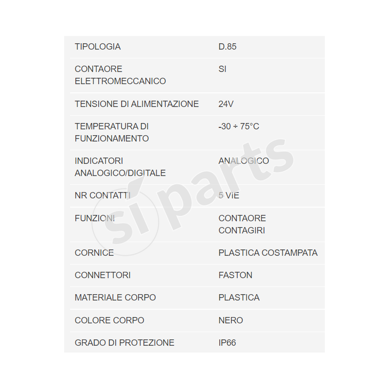 UNIDECK 24V CHRONOGYROMETER 0-3000 LAPS