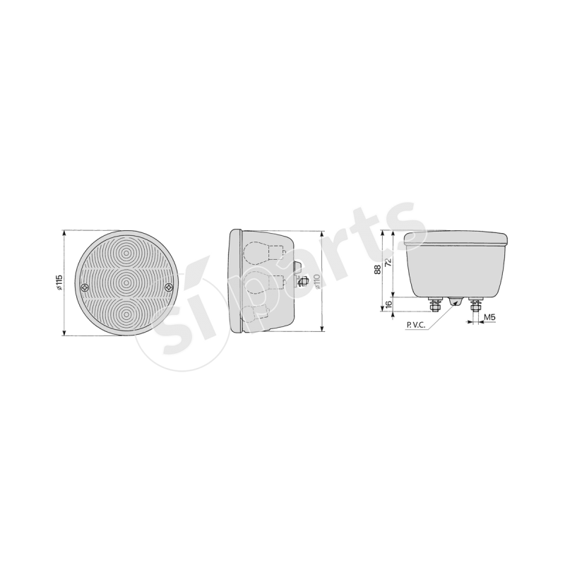 FAN POST POS-DIR-ARR-RETRO IR.GH.PL