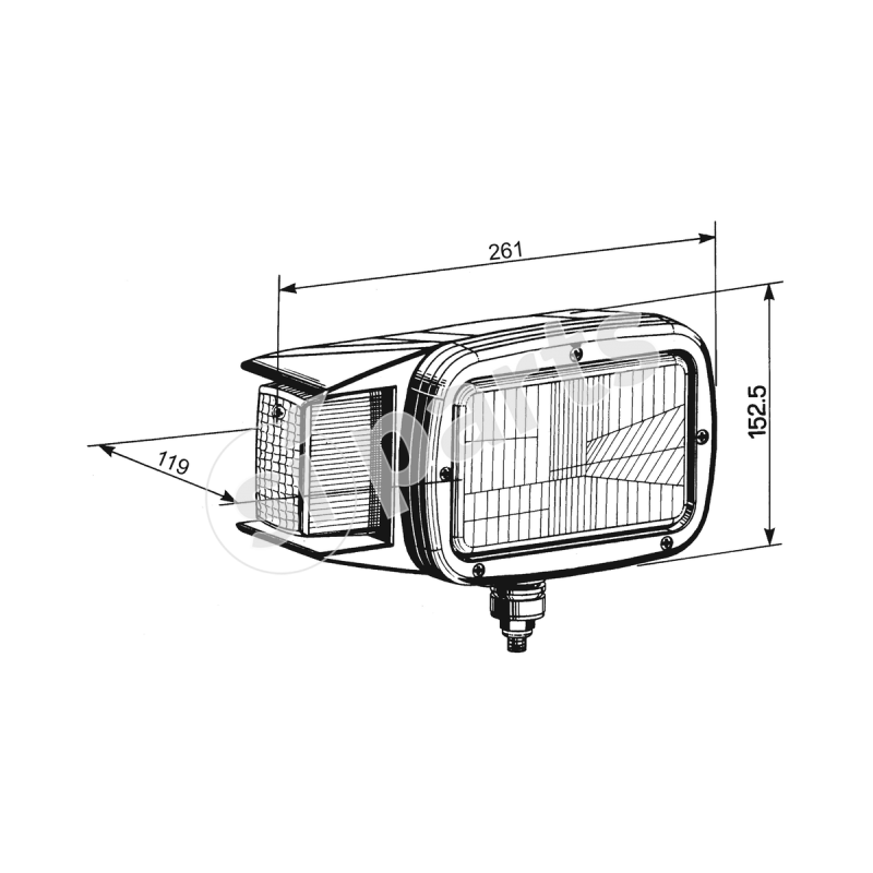 GRUPPO OTTICO DX CIRC DX C/POS