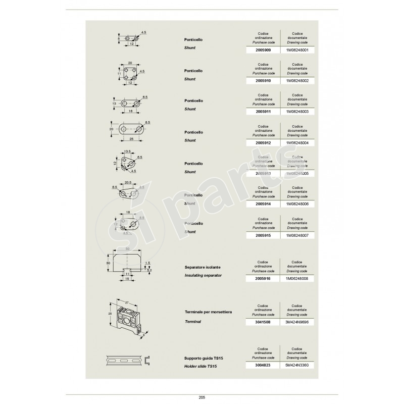 MORSETTIERA COMPONIBILE MODULARE