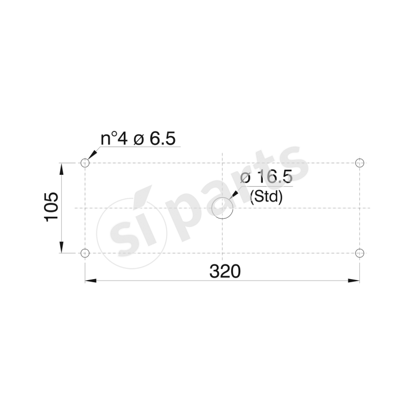 MINI BARRA LUMINOSA BLU DIN 12V IR