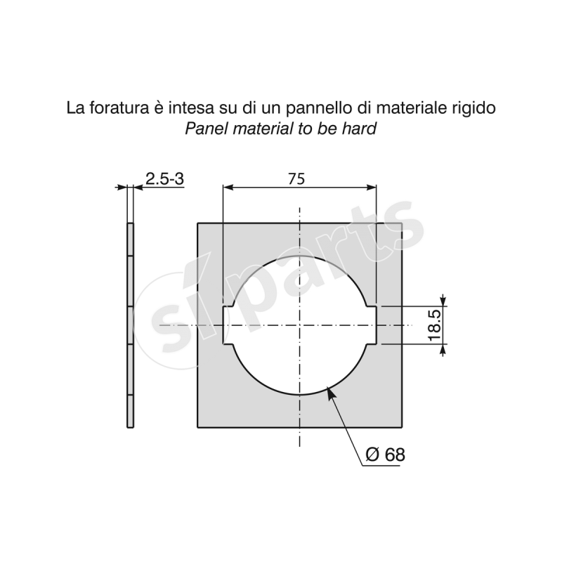 FAN ANT DIAM 80 POS R5W IR.GH.PL.
