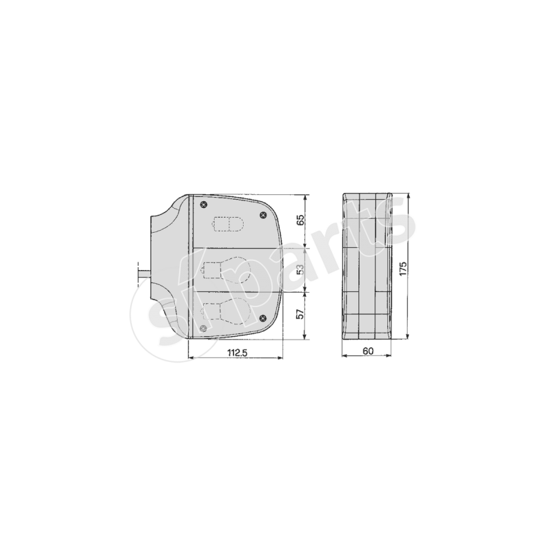 FAN LAT ECE IR 12V SX